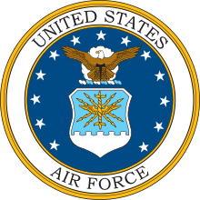 Air Force map logo icon